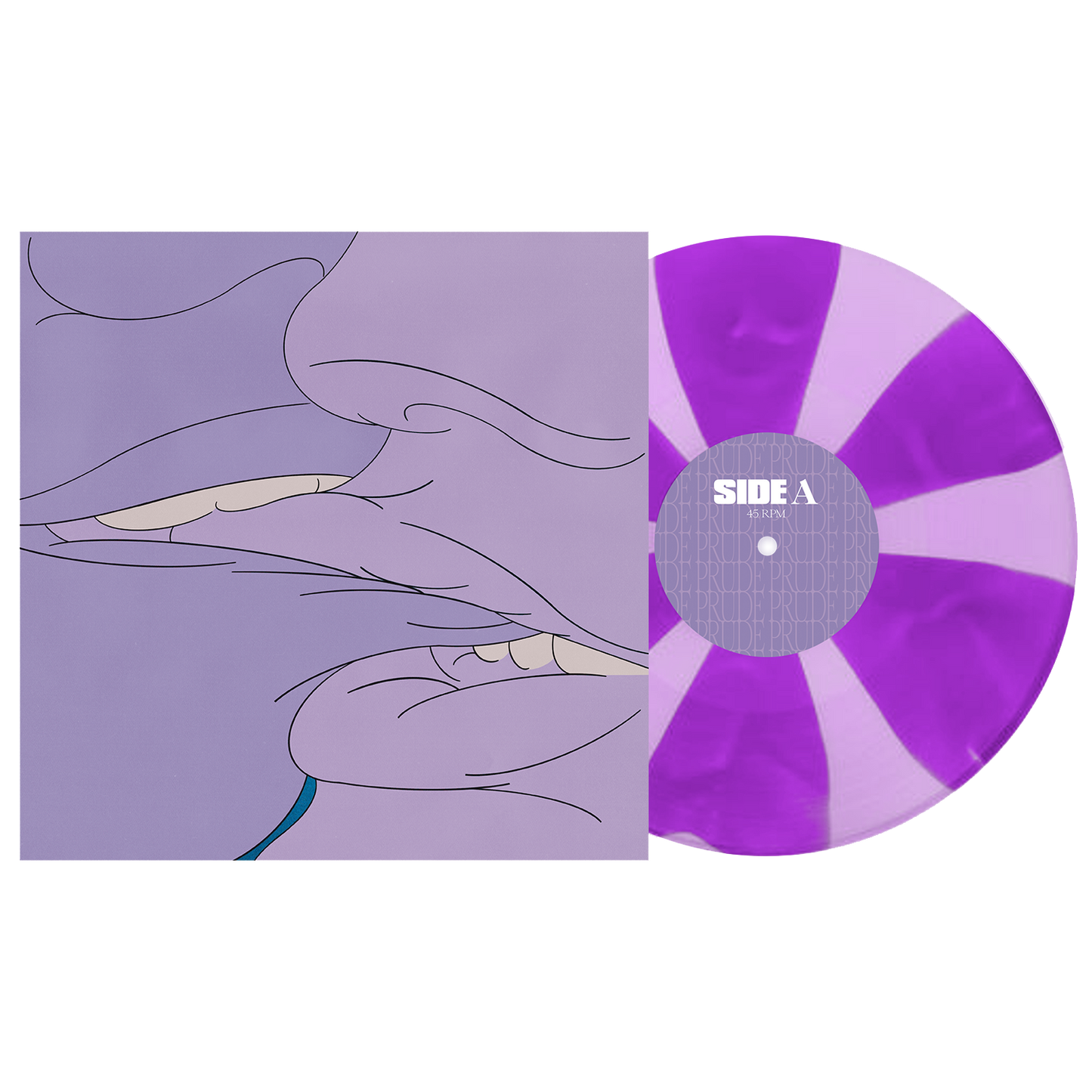 DRUG CHURCH - PRUDE - HARD TIMES EXCLUSIVE Violet & Deep Purple Pinwheel VARIANT