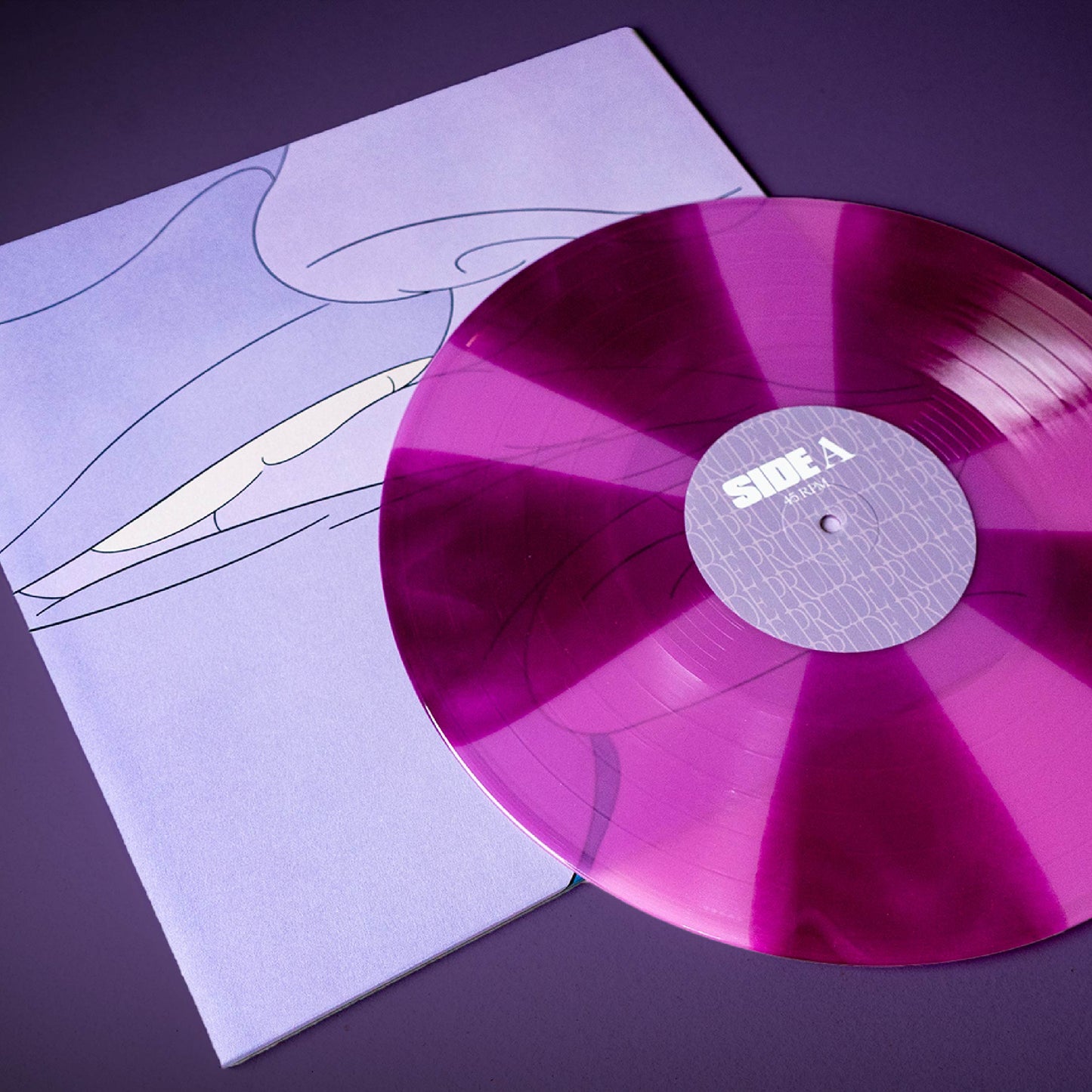 DRUG CHURCH - PRUDE - HARD TIMES EXCLUSIVE Violet & Deep Purple Pinwheel VARIANT