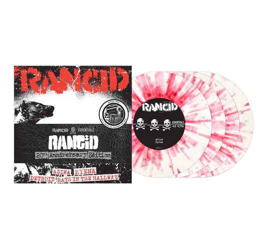 Rancid - Rancid 1993 4x7" (White Vinyl w/ Red Splatter Vinyl)