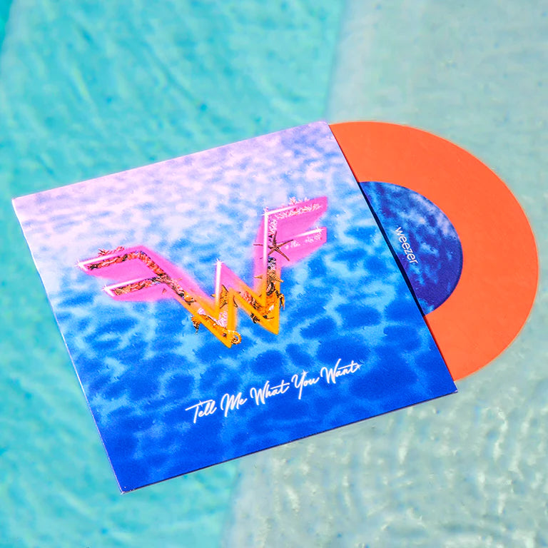 Weezer x Wave Break 7" Feat. "Tell Me What You Want" (Wave-etched B-Side Vinyl)