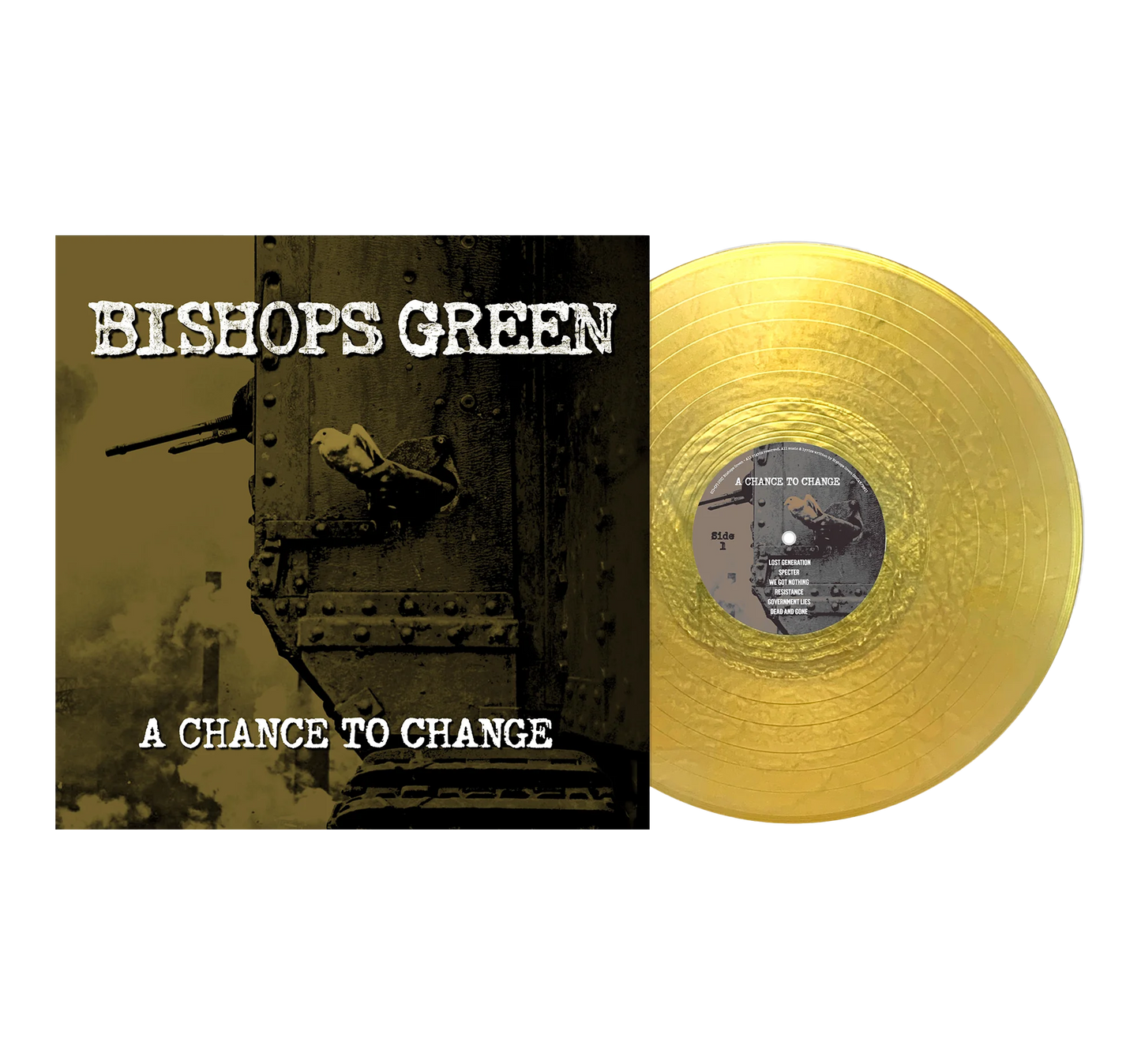Bishops Green - A Chance To Change LP (Gold Nugget Vinyl)