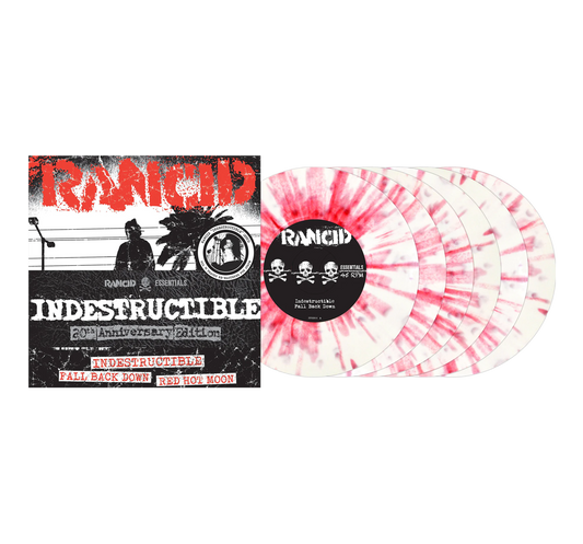 Rancid - Indestructible 6x7" (White w/ Red Splatter Vinyl)