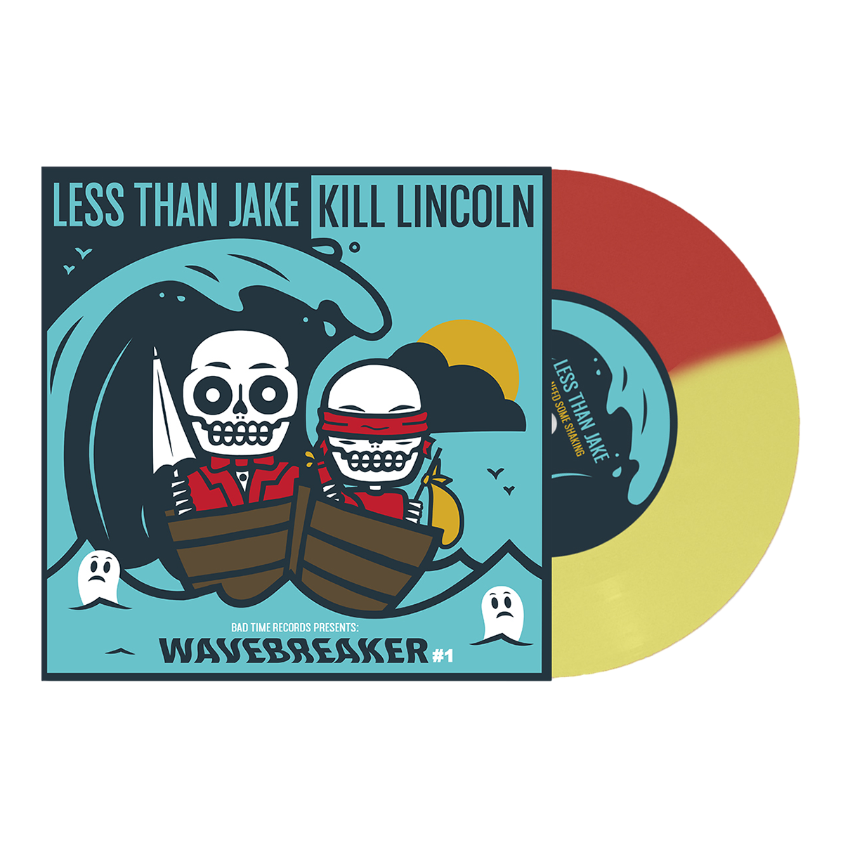 Less Than Jake / Kill Lincoln - Wavebreaker (Half/Half 7" Vinyl)