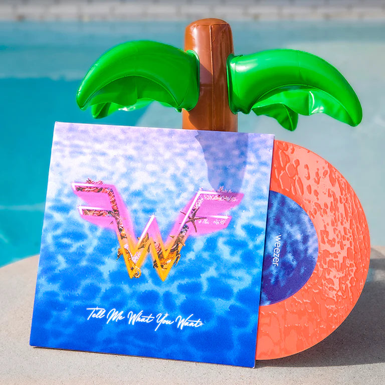 Weezer x Wave Break 7" Feat. "Tell Me What You Want" (Wave-etched B-Side Vinyl)