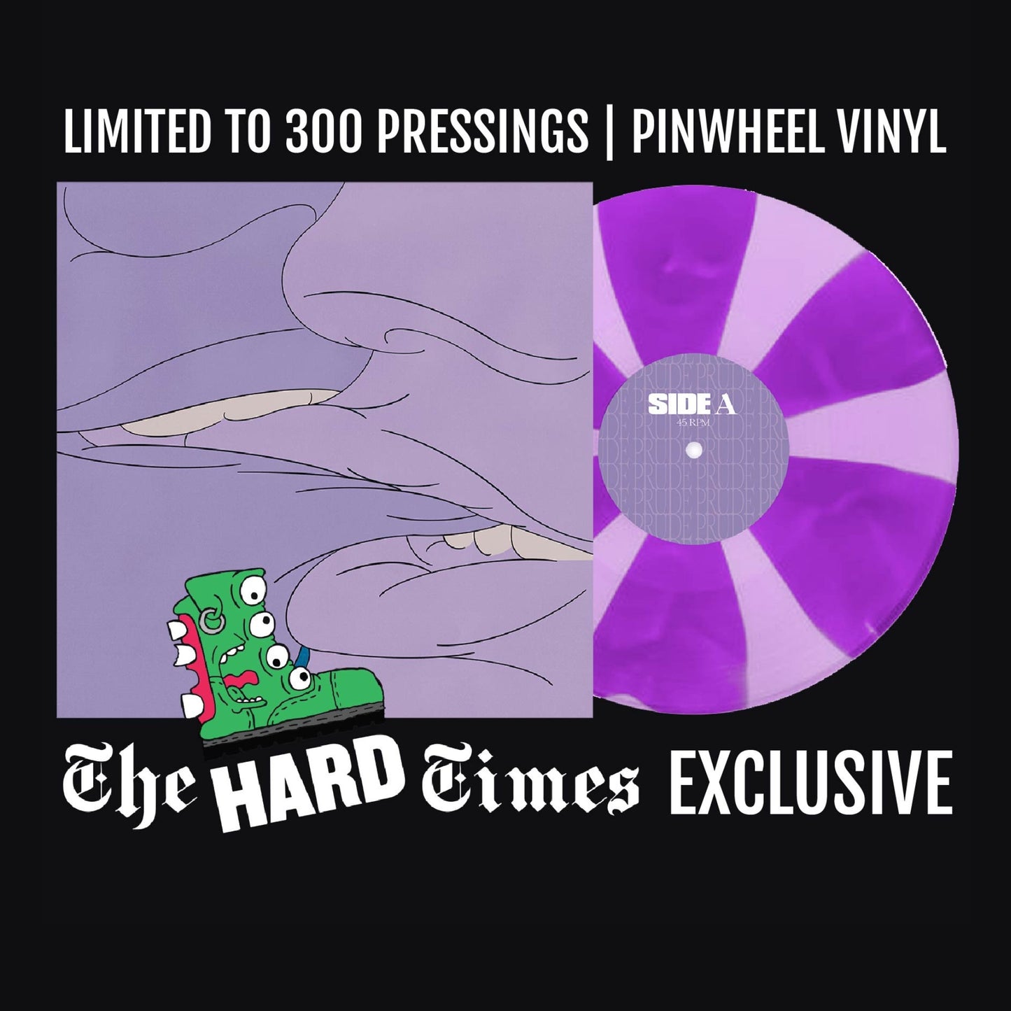 DRUG CHURCH - PRUDE - HARD TIMES EXCLUSIVE  Violet & Deep Purple Pinwheel VARIANT [PRE-ORDER]