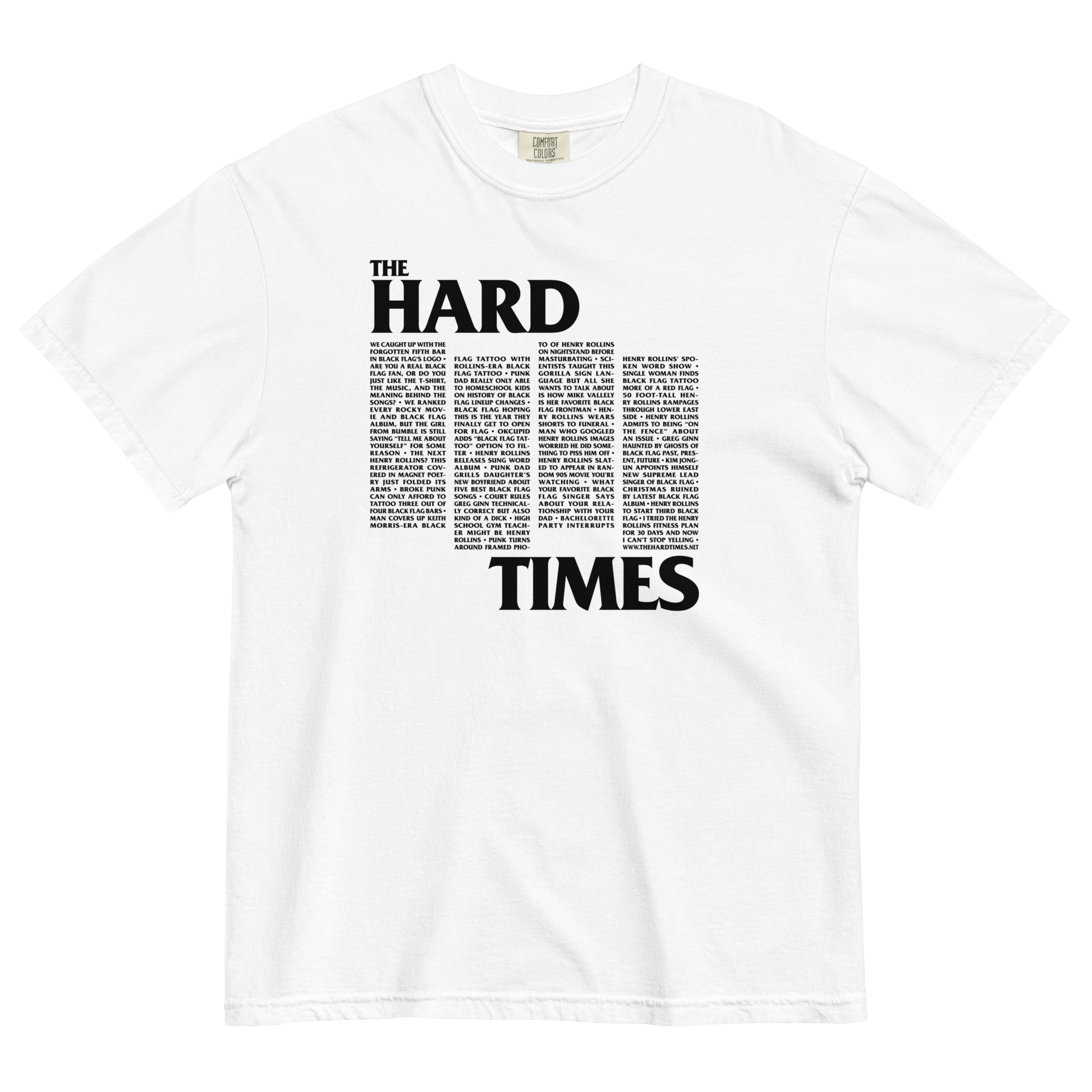 The Hard Times Bars Tee – The Hard Shoppes