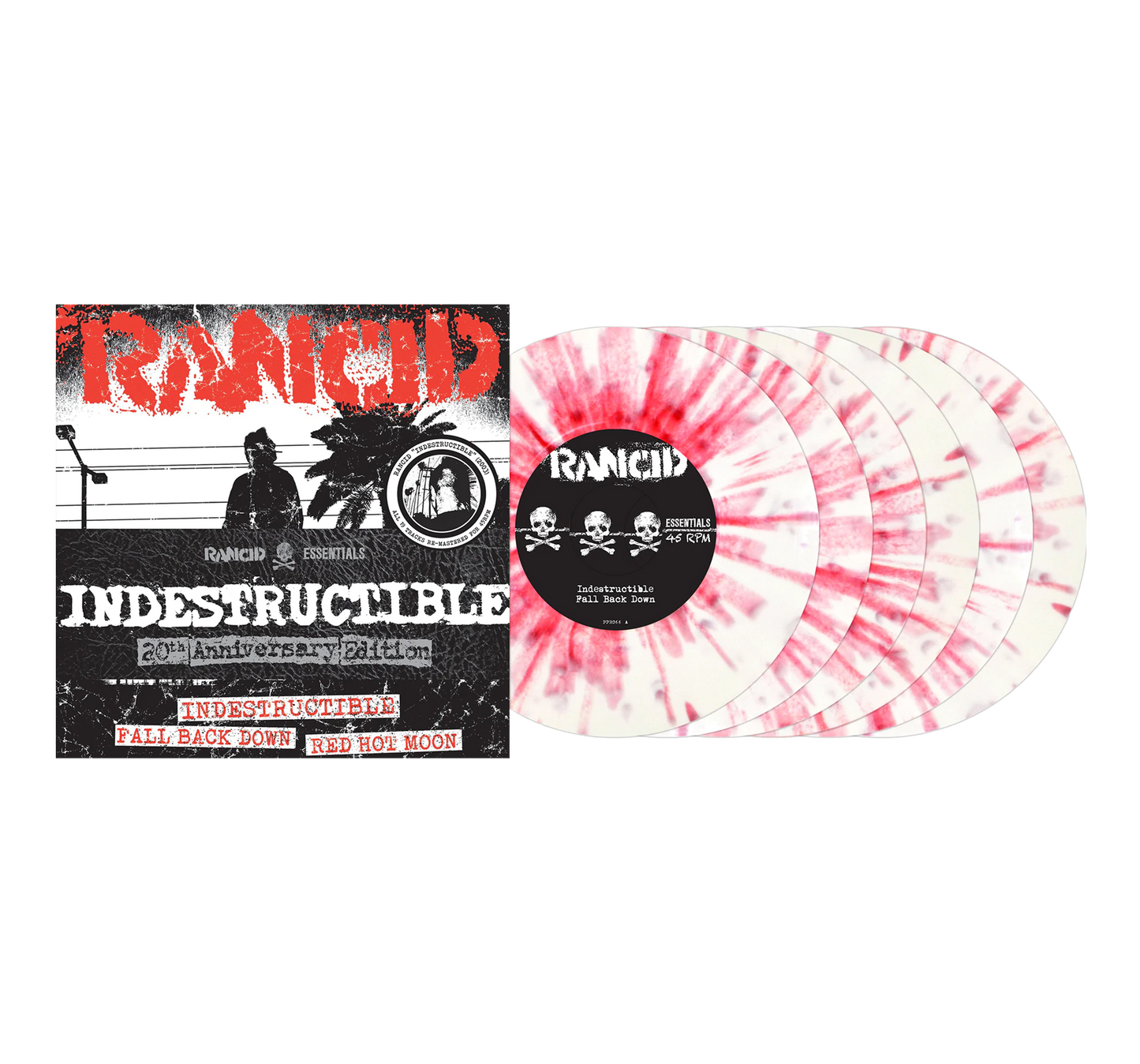 Rancid - Indestructible 6x7" (White w/ Red Splatter Vinyl)